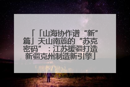 「山海协作谱“新”篇」天山南簏的“苏克密码”：江苏援疆打造新疆克州制造新引擎