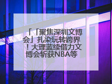 「聚焦深圳文博会」扎染玩转跨界！大理蓝续借力文博会斩获NBA等联名大单