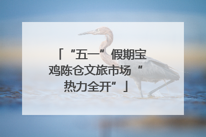 “五一”假期宝鸡陈仓文旅市场“热力全开”