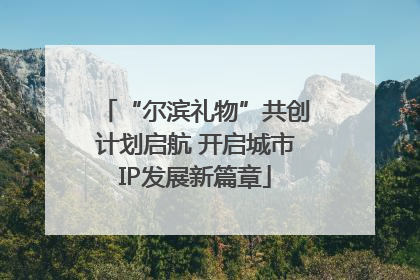 “尔滨礼物”共创计划启航 开启城市IP发展新篇章