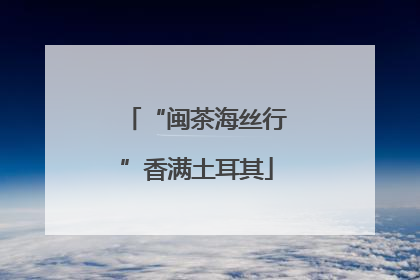 “闽茶海丝行”香满土耳其