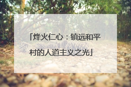 烽火仁心：镇远和平村的人道主义之光