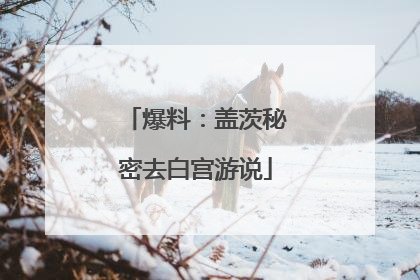 爆料：盖茨秘密去白宫游说