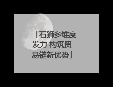 石狮多维度发力 构筑贸易链新优势