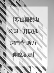 罗山县供电公司：开展机房自查 助力迎峰度夏
