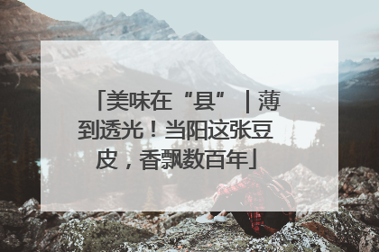 美味在“县”｜薄到透光！当阳这张豆皮，香飘数百年