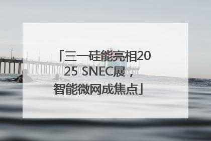 三一硅能亮相2025 SNEC展，智能微网成焦点