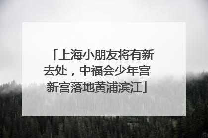 上海小朋友将有新去处，中福会少年宫新宫落地黄浦滨江