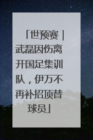 世预赛｜武磊因伤离开国足集训队，伊万不再补招顶替球员