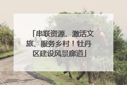 串联资源、激活文旅、服务乡村！牡丹区建设风景廊道