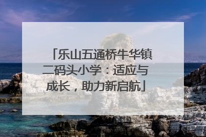 乐山五通桥牛华镇二码头小学：适应与成长，助力新启航
