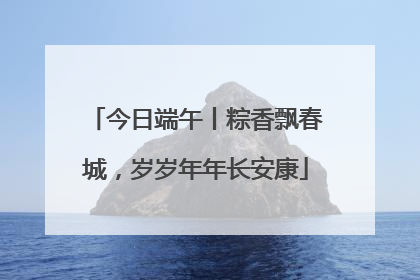 今日端午丨粽香飘春城，岁岁年年长安康