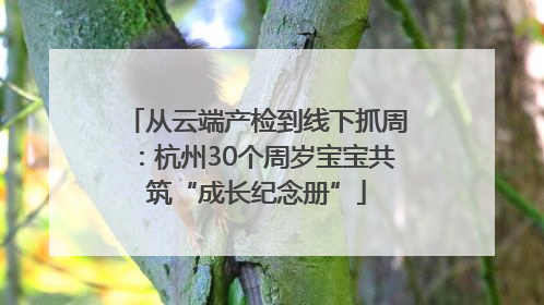 从云端产检到线下抓周：杭州30个周岁宝宝共筑“成长纪念册”