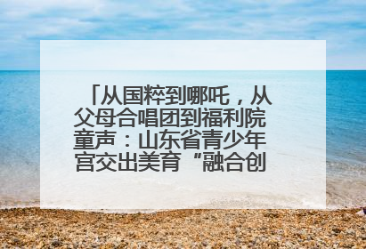 从国粹到哪吒，从父母合唱团到福利院童声：山东省青少年宫交出美育“融合创新”答卷