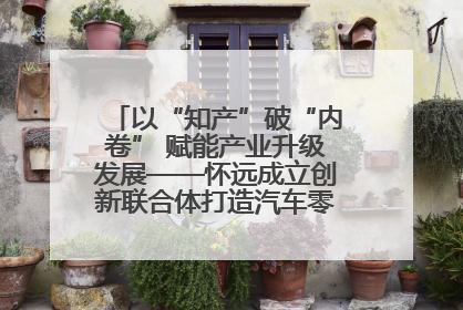 以“知产”破“内卷” 赋能产业升级发展——怀远成立创新联合体打造汽车零部件产业新高地