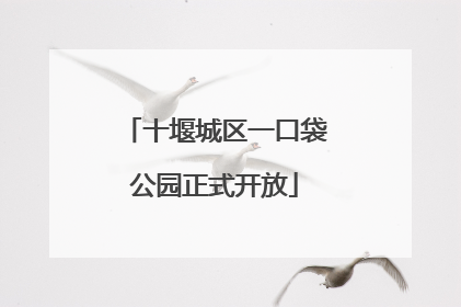 十堰城区一口袋公园正式开放