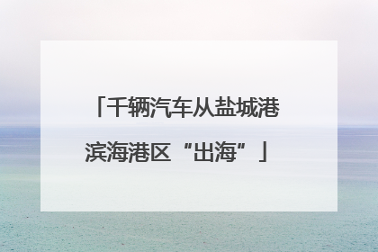 千辆汽车从盐城港滨海港区“出海”