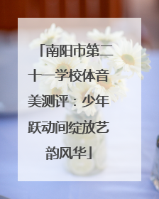 南阳市第二十一学校体音美测评：少年跃动间绽放艺韵风华