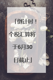倒计时！个税汇算将于6月30日截止