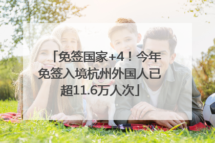 免签国家+4！今年免签入境杭州外国人已超11.6万人次