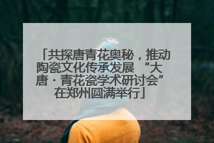 共探唐青花奥秘，推动陶瓷文化传承发展 “大唐・青花瓷学术研讨会”在郑州圆满举行