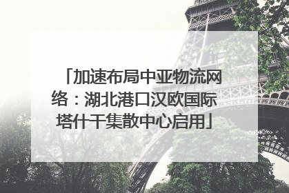 加速布局中亚物流网络：湖北港口汉欧国际塔什干集散中心启用