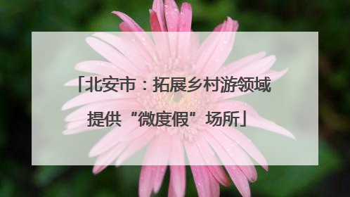北安市：拓展乡村游领域 提供“微度假”场所