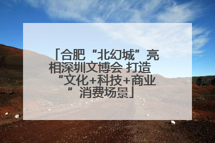 合肥“北幻城”亮相深圳文博会 打造“文化+科技+商业”消费场景