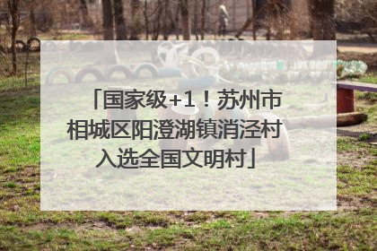 国家级+1！苏州市相城区阳澄湖镇消泾村入选全国文明村
