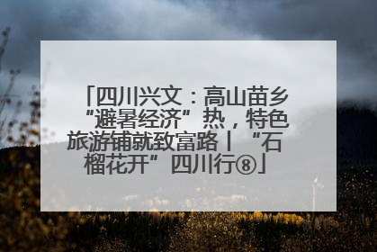 四川兴文：高山苗乡“避暑经济”热，特色旅游铺就致富路丨“石榴花开”四川行⑧