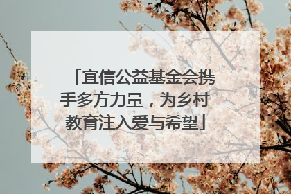 宜信公益基金会携手多方力量，为乡村教育注入爱与希望