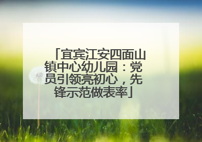 宜宾江安四面山镇中心幼儿园：党员引领亮初心，先锋示范做表率