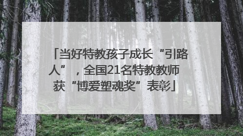 当好特教孩子成长“引路人”，全国21名特教教师获“博爱塑魂奖”表彰
