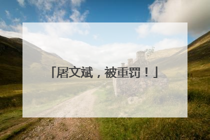 屠文斌，被重罚！