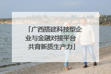 广西搭建科技型企业与金融对接平台 共育新质生产力