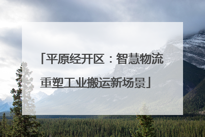 平原经开区：智慧物流重塑工业搬运新场景