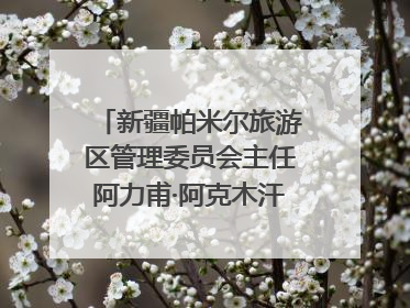 新疆帕米尔旅游区管理委员会主任阿力甫·阿克木汗：打造高原特色文旅品牌 推动县域旅游高质量发展｜第七届全国县域旅游研究成果发布系列活动