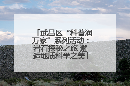 武昌区“科普润万家”系列活动：岩石探秘之旅 邂逅地质科学之美
