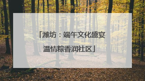 潍坊：端午文化盛宴 温情粽香润社区