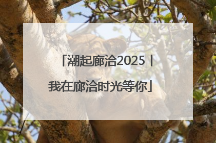 潮起廊洽2025丨我在廊洽时光等你