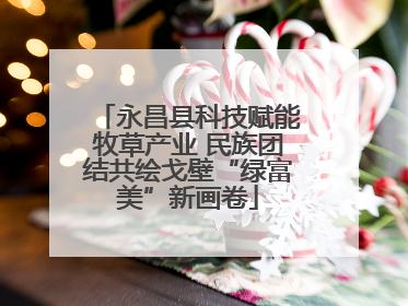 永昌县科技赋能牧草产业 民族团结共绘戈壁“绿富美”新画卷