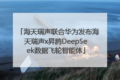 海天瑞声联合华为发布海天瑞声x昇腾DeepSeek数据飞轮智能体