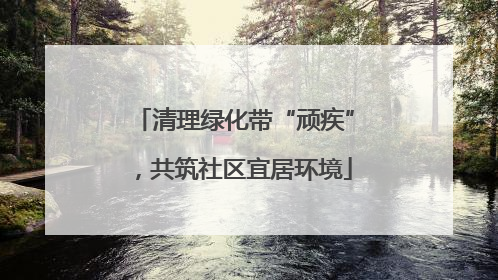 清理绿化带“顽疾”，共筑社区宜居环境
