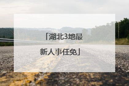 湖北3地最新人事任免