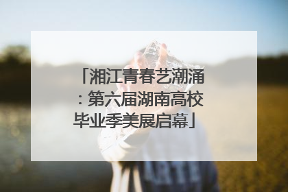 湘江青春艺潮涌：第六届湖南高校毕业季美展启幕