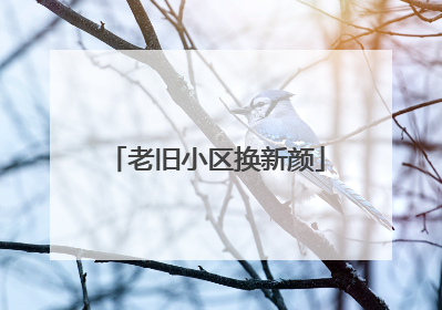 老旧小区换新颜