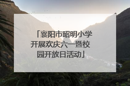 襄阳市昭明小学开展欢庆六一暨校园开放日活动