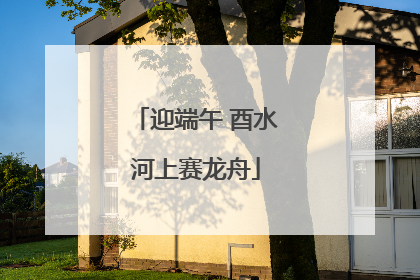迎端午 酉水河上赛龙舟
