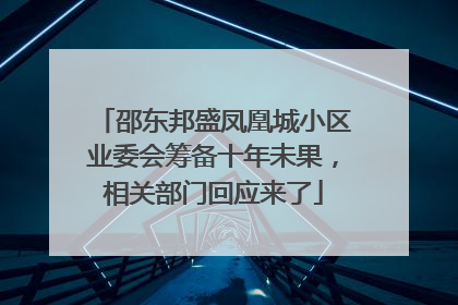 邵东邦盛凤凰城小区业委会筹备十年未果，相关部门回应来了