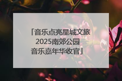 音乐点亮星城文旅 2025南郊公园音乐嘉年华收官